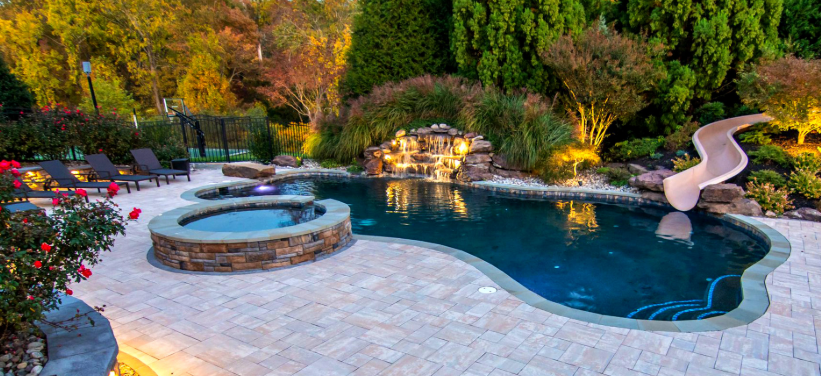 Custom Pool Waterfalls in Orangedale FL Experts